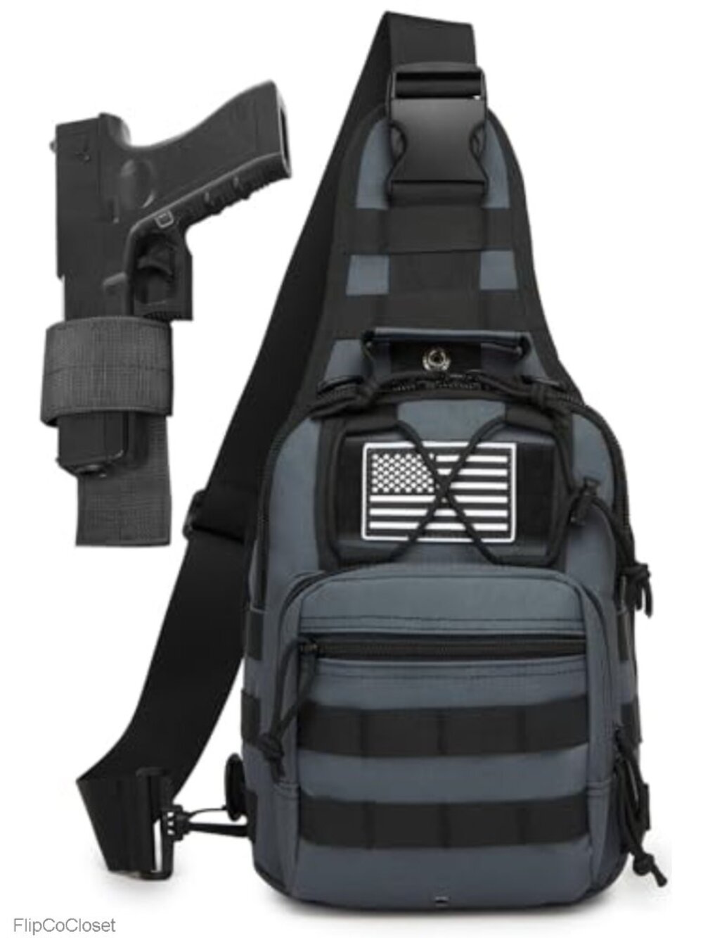 Tactical Sling Bag Military EDC Shoulder Crossbody 7L